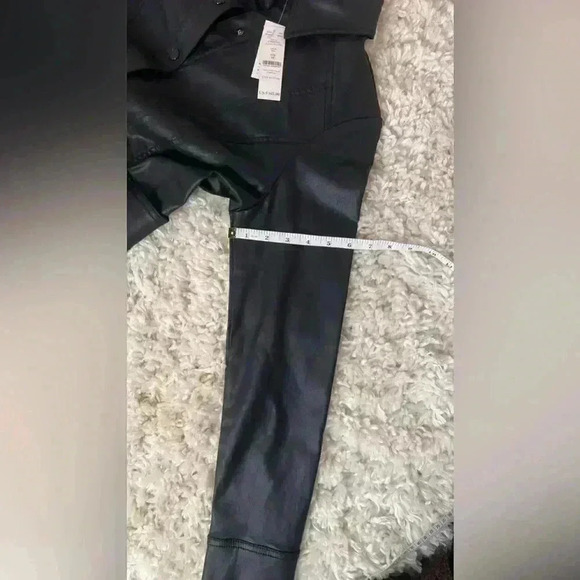 White House Black Market black womens coated denim dress - Picture 11 of 16